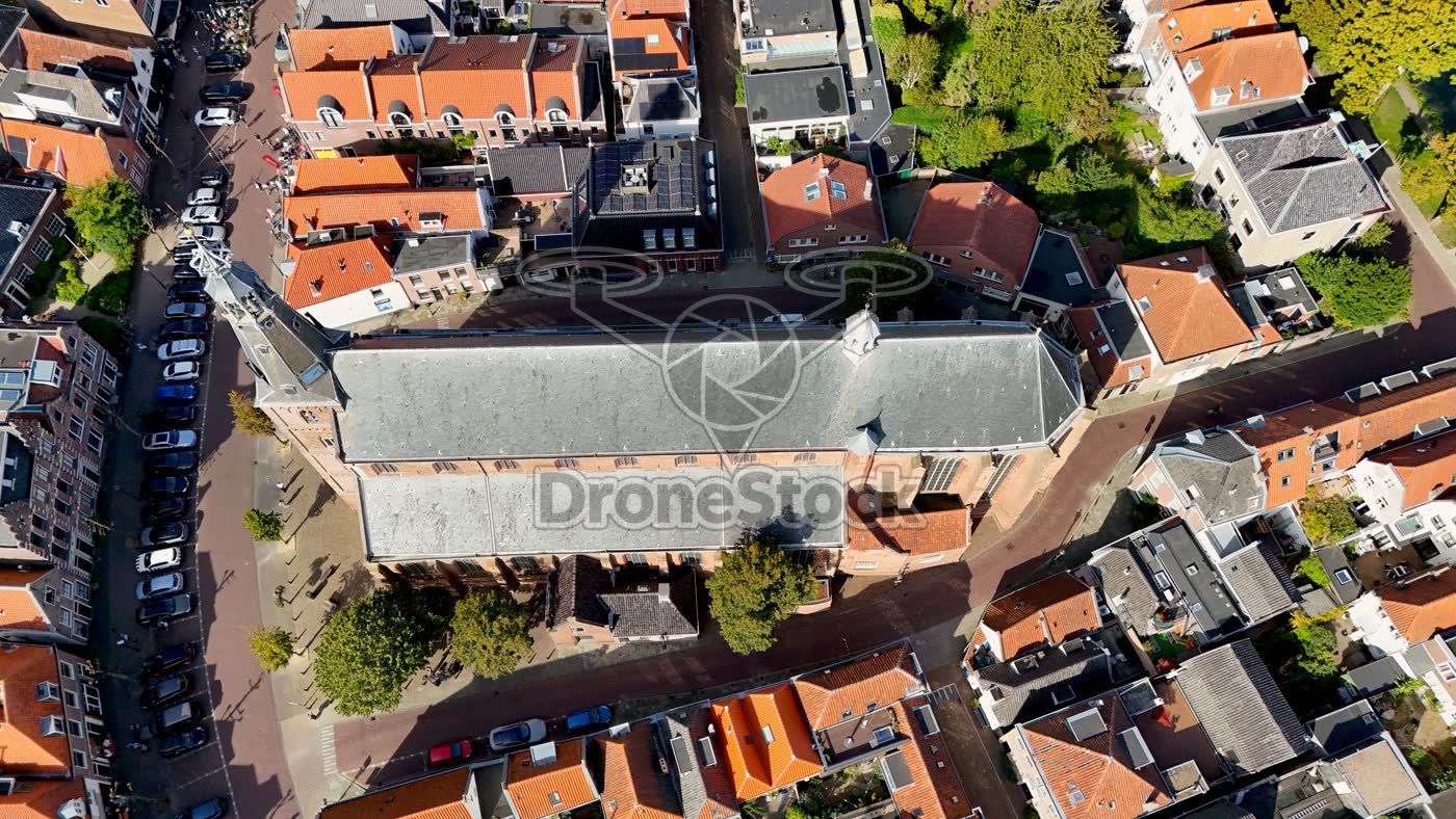 Grote of Laurenskerk bovenaanzicht