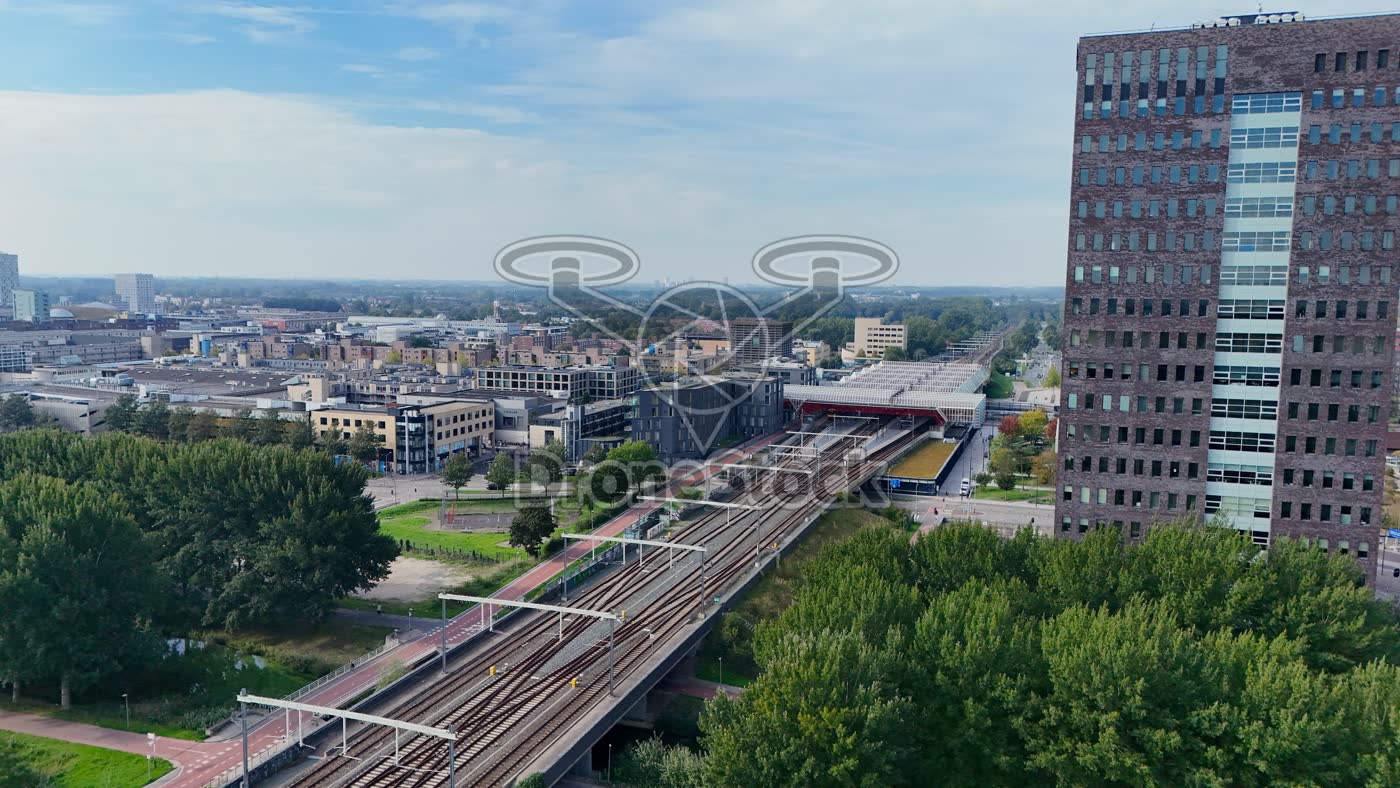 Almere Centrum station en sporen