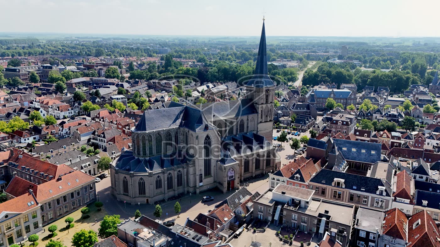 Bovenkerk Kampen luchtfoto
