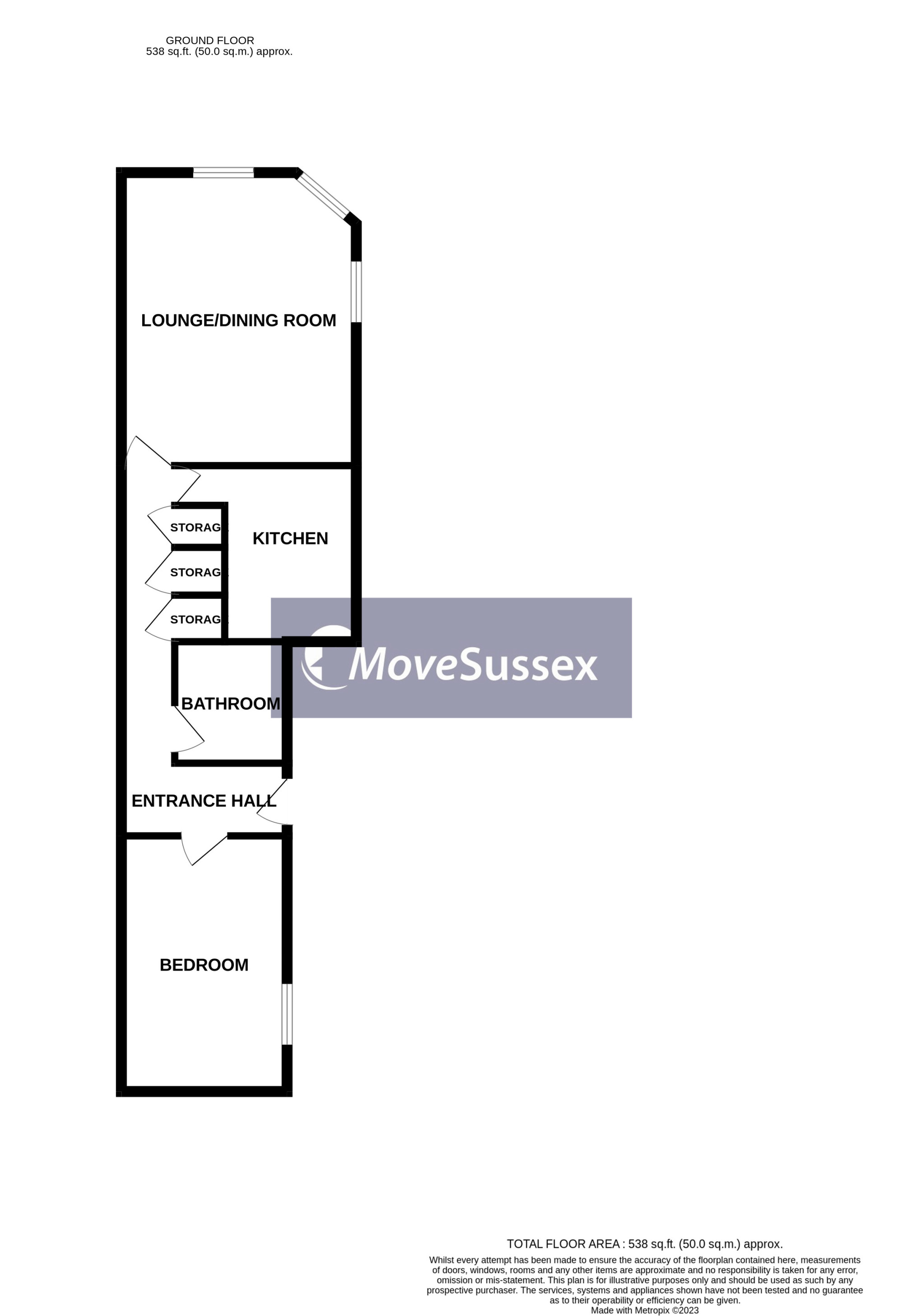 1 Bed Flat Brook Street Polegate BN26 Move Sussex Estate Agents