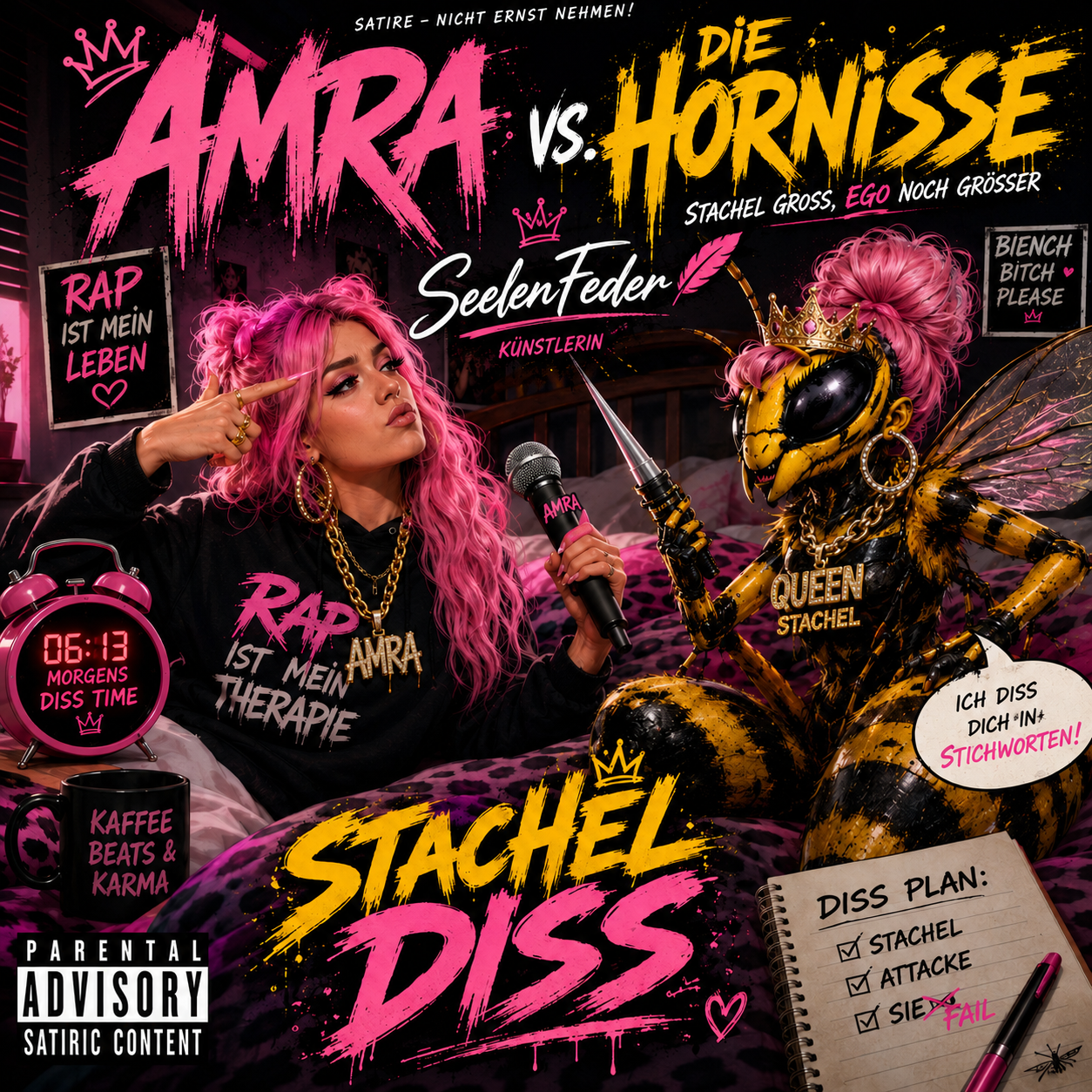 AmRa VS Hornisse  / Stachel Diss