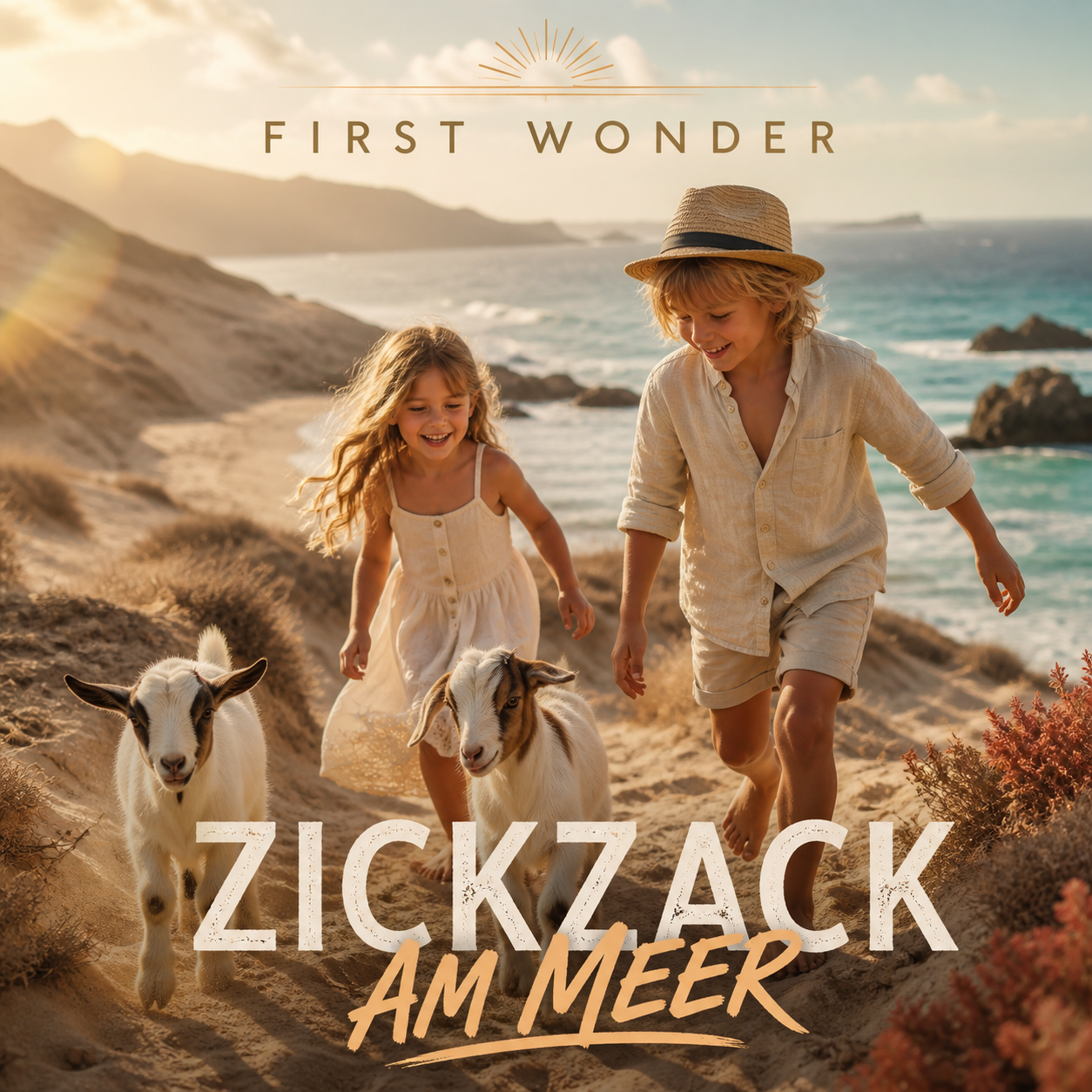 Zickzack am Meer