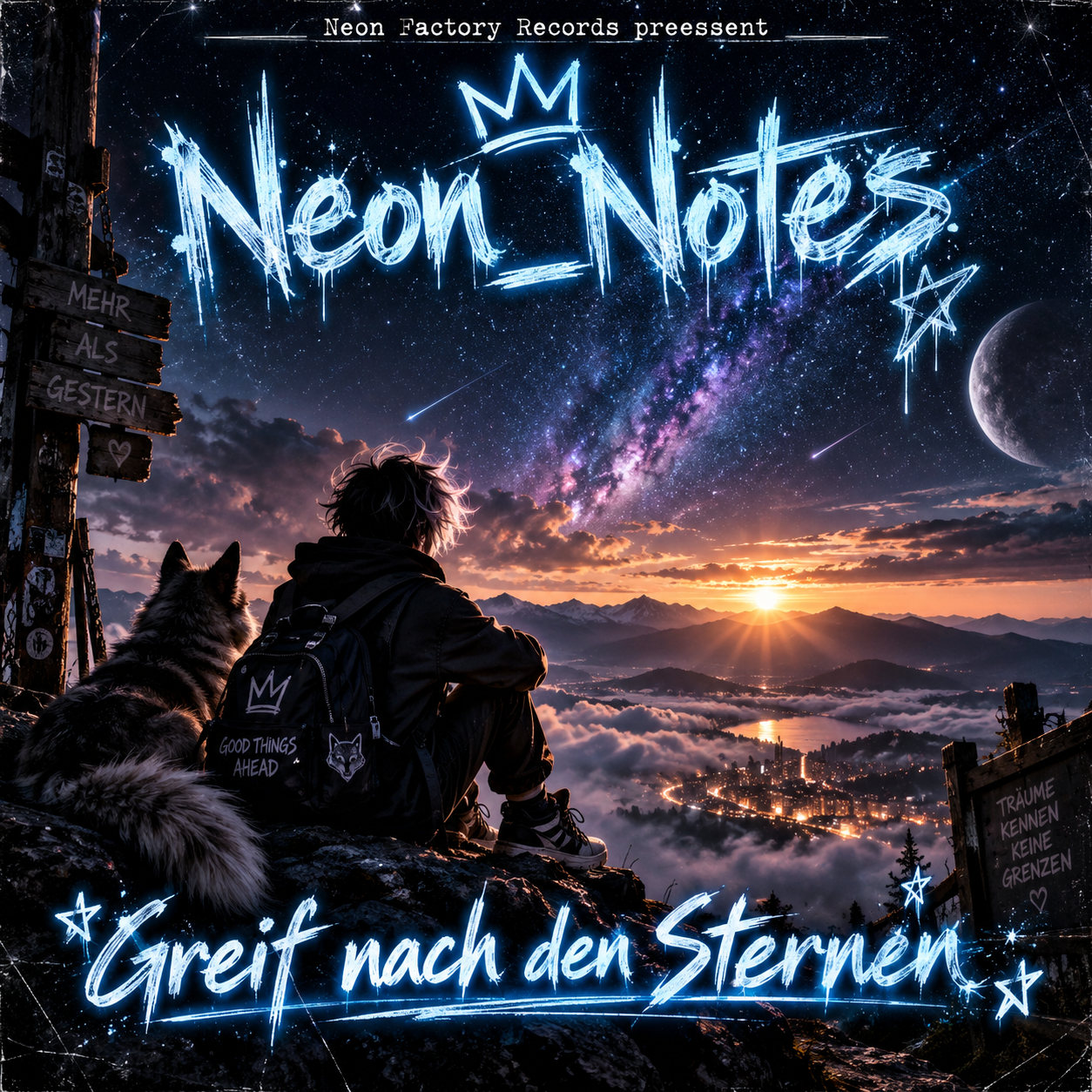 Greif nach den Sternen