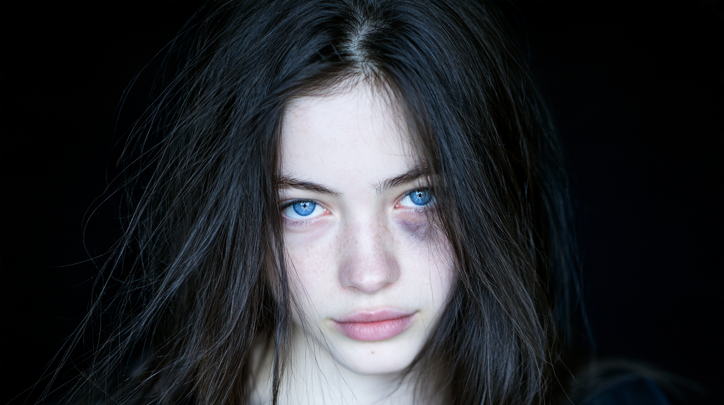 Blaue Flecken