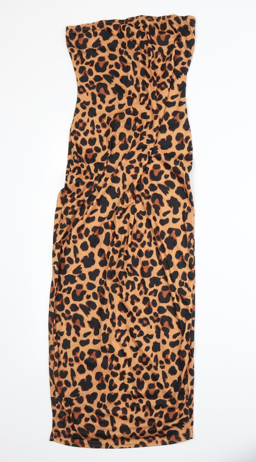 In the Style Womens Straight & Pencil Set Size 8 Orange Animal Print W28 - reverse view