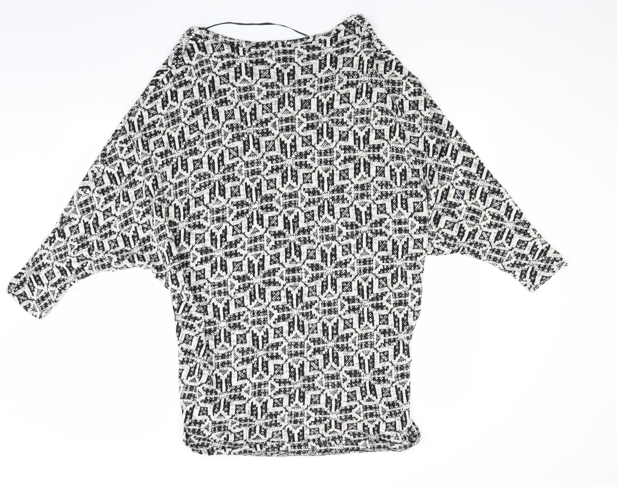 Atmosphere Womens Cardigan Jumper Size XS White V-Neck 3/4 Sleeve - label detail