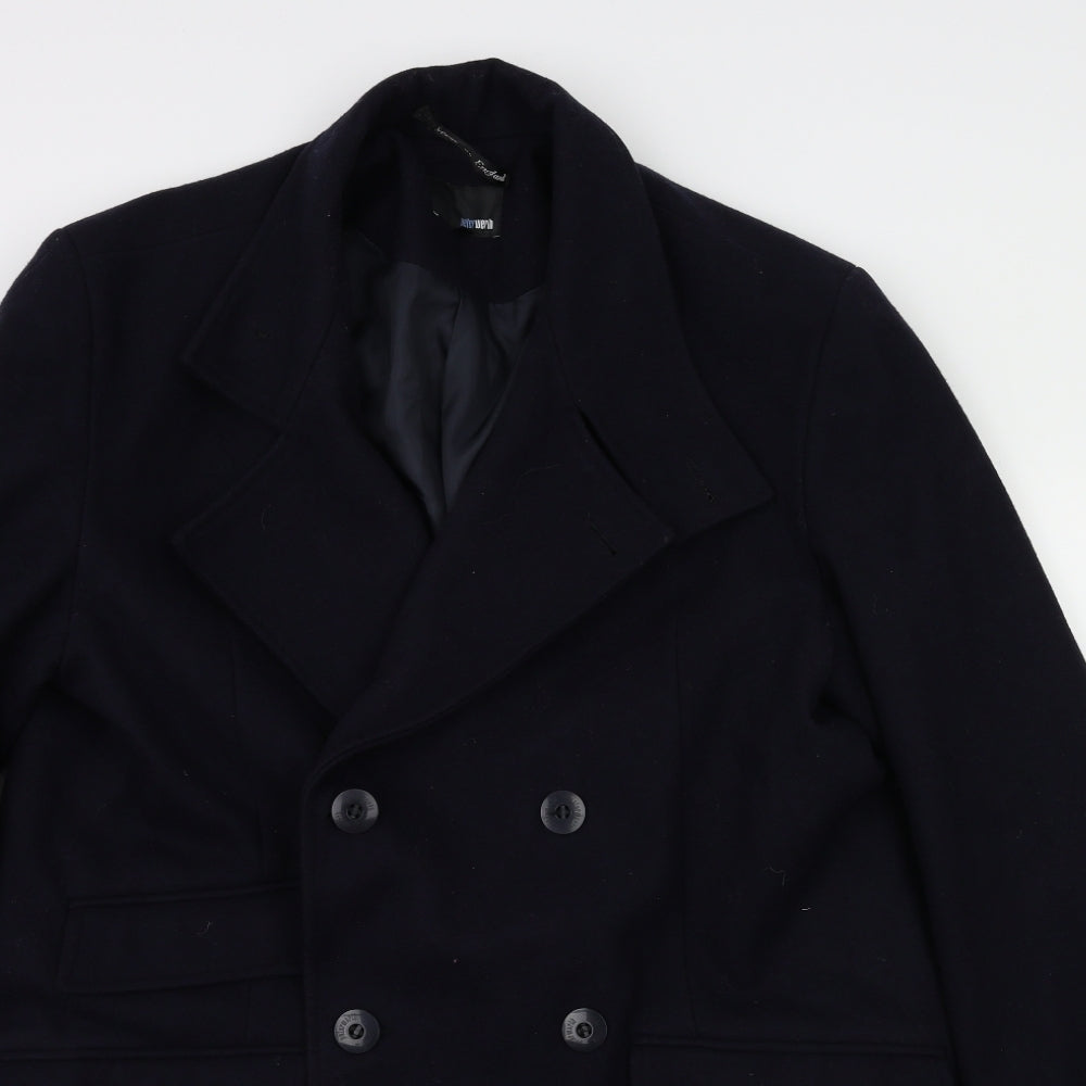 peterwerth Womens Jacket Coat Size 4 Blue - close detail