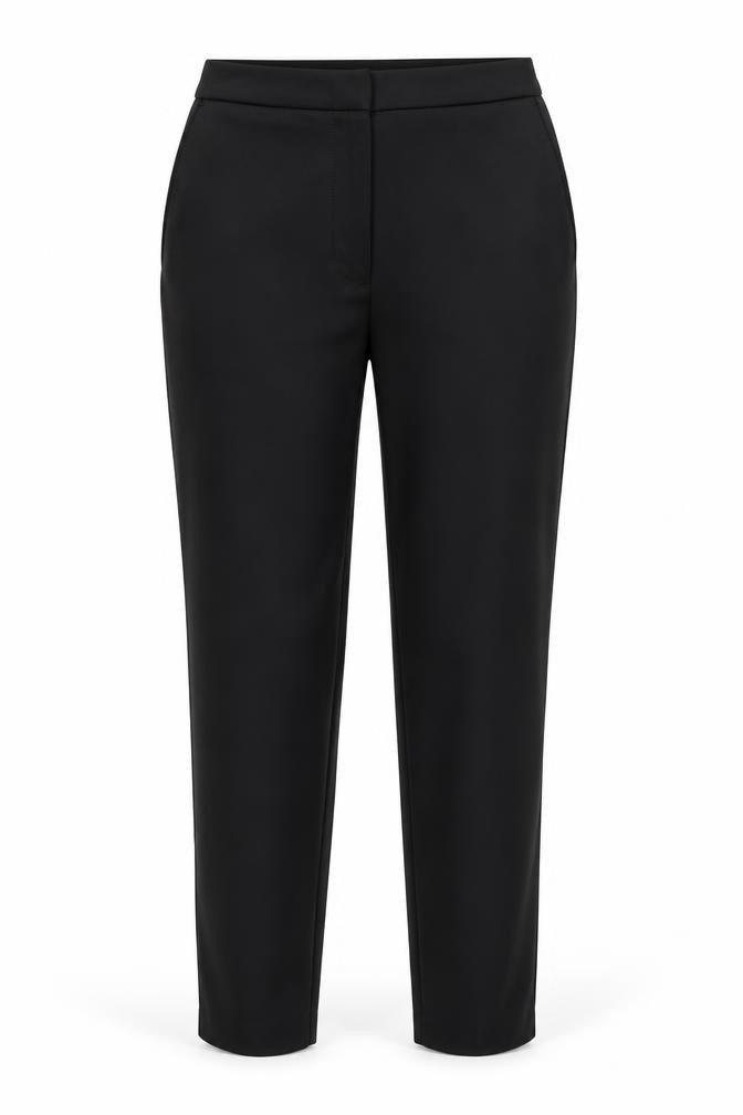 Womens Lefties Size L Dress Pants Trousers Black Comfort Zip W32 L26 - front view