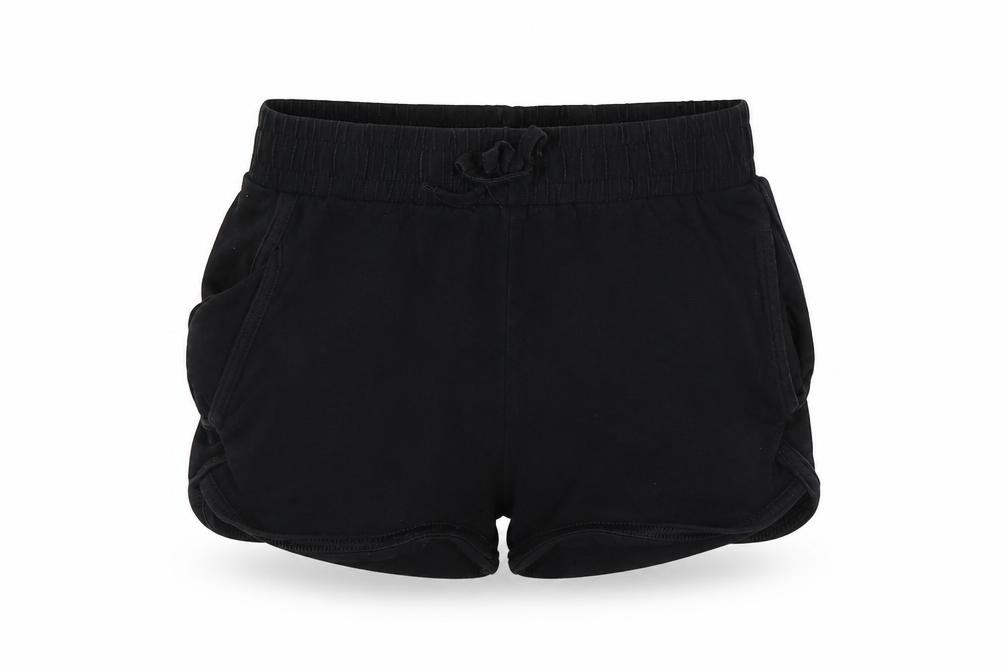 TU Girls Cut-Off Shorts Size 9 Years Black - front view