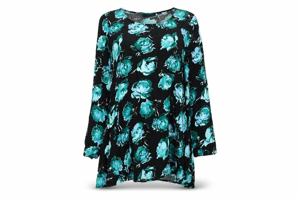 MINKPINK Womens T-Shirt Dress Size S Multicoloured Floral Short Crew Neck - front view
