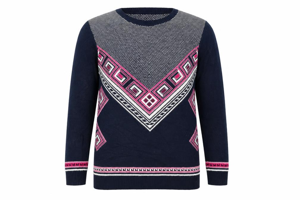 PARISIAN Womens Pullover Jumper Size M Blue Crew Neck Long Sleeve - front view