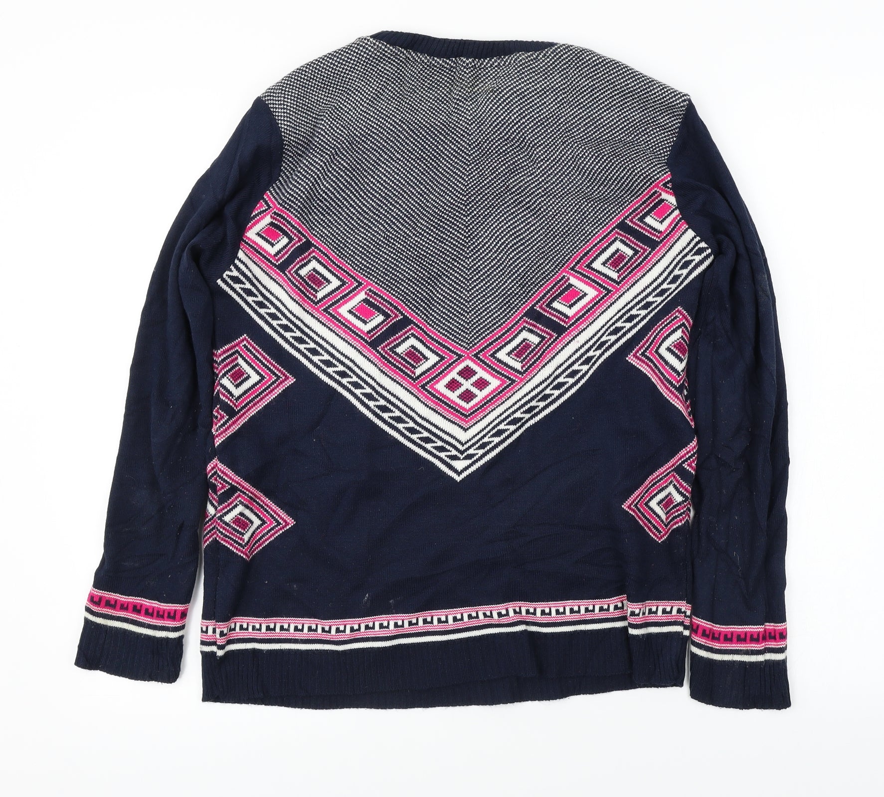 PARISIAN Womens Pullover Jumper Size M Blue Crew Neck Long Sleeve - label detail
