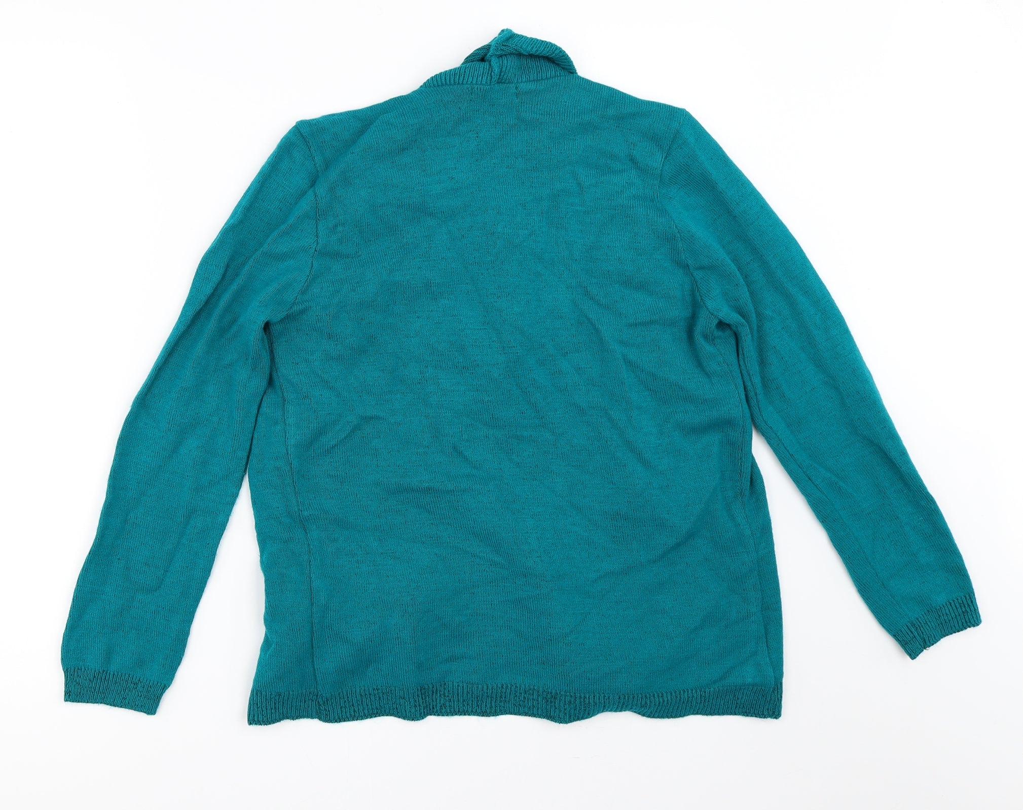 Insight Womens Cardigan Jumper Size S Blue Round Neck Long Sleeve - label detail