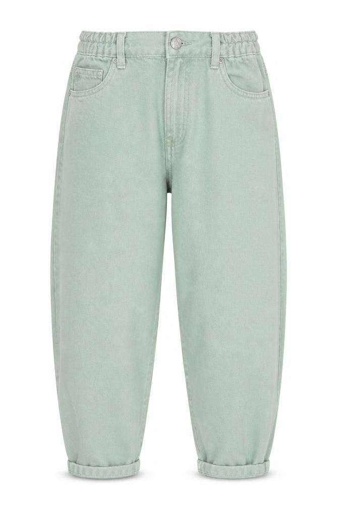 Bershka Womens Straight Jeans Size 4 Green W24 L26 - front view