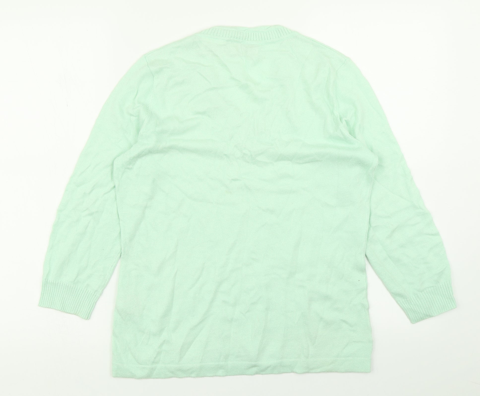 EP Pro Womens Pullover Jumper Size M Blue V-Neck Long Sleeve - label detail