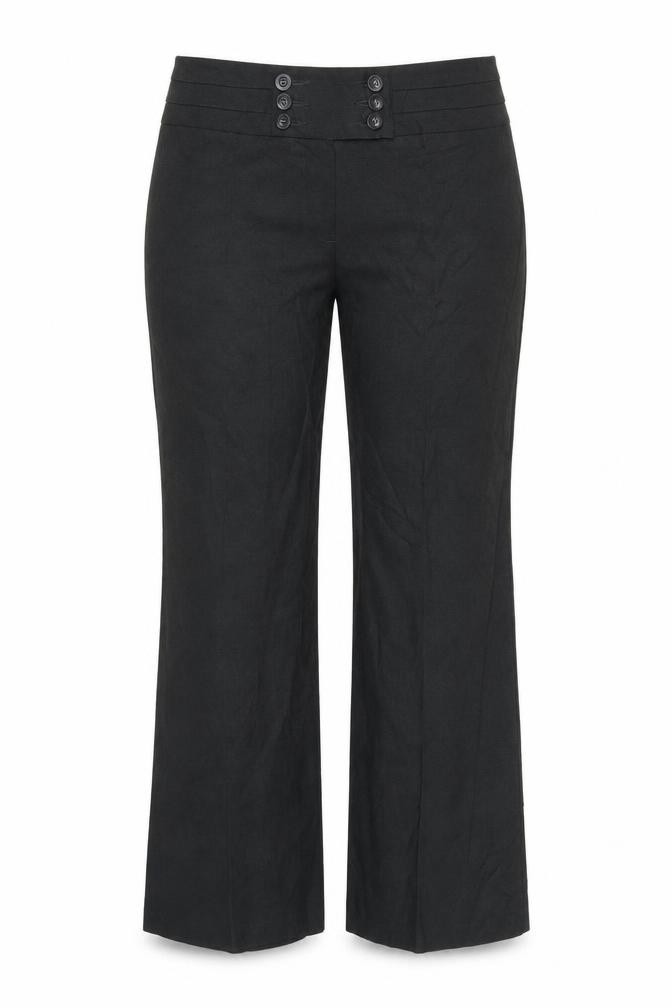 Womens Marks & Spencer Size 16 Trousers Grey W34 L26 - front view