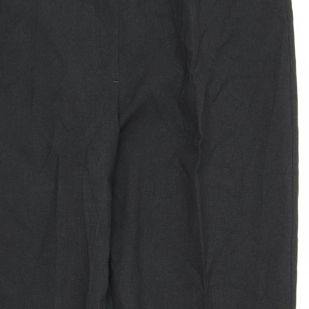 Womens Marks & Spencer Size 16 Trousers Grey W34 L26 - close detail