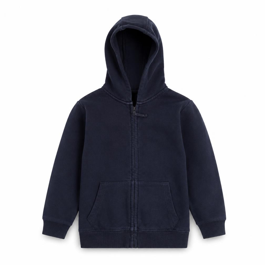 TU Boys Jacket Size 7 Years Blue Long Sleeve Full Zip - front view
