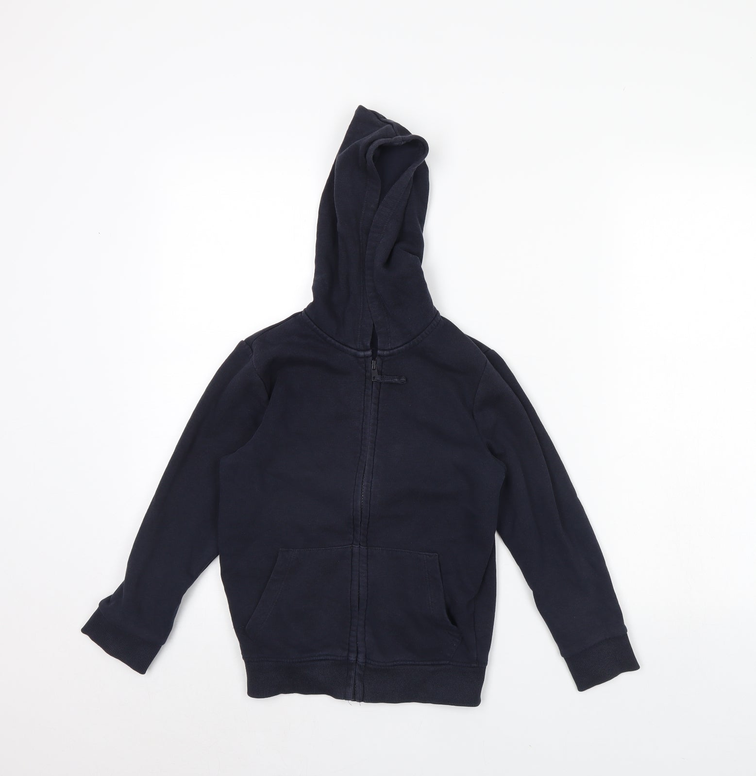 TU Boys Jacket Size 7 Years Blue Long Sleeve Full Zip - reverse view