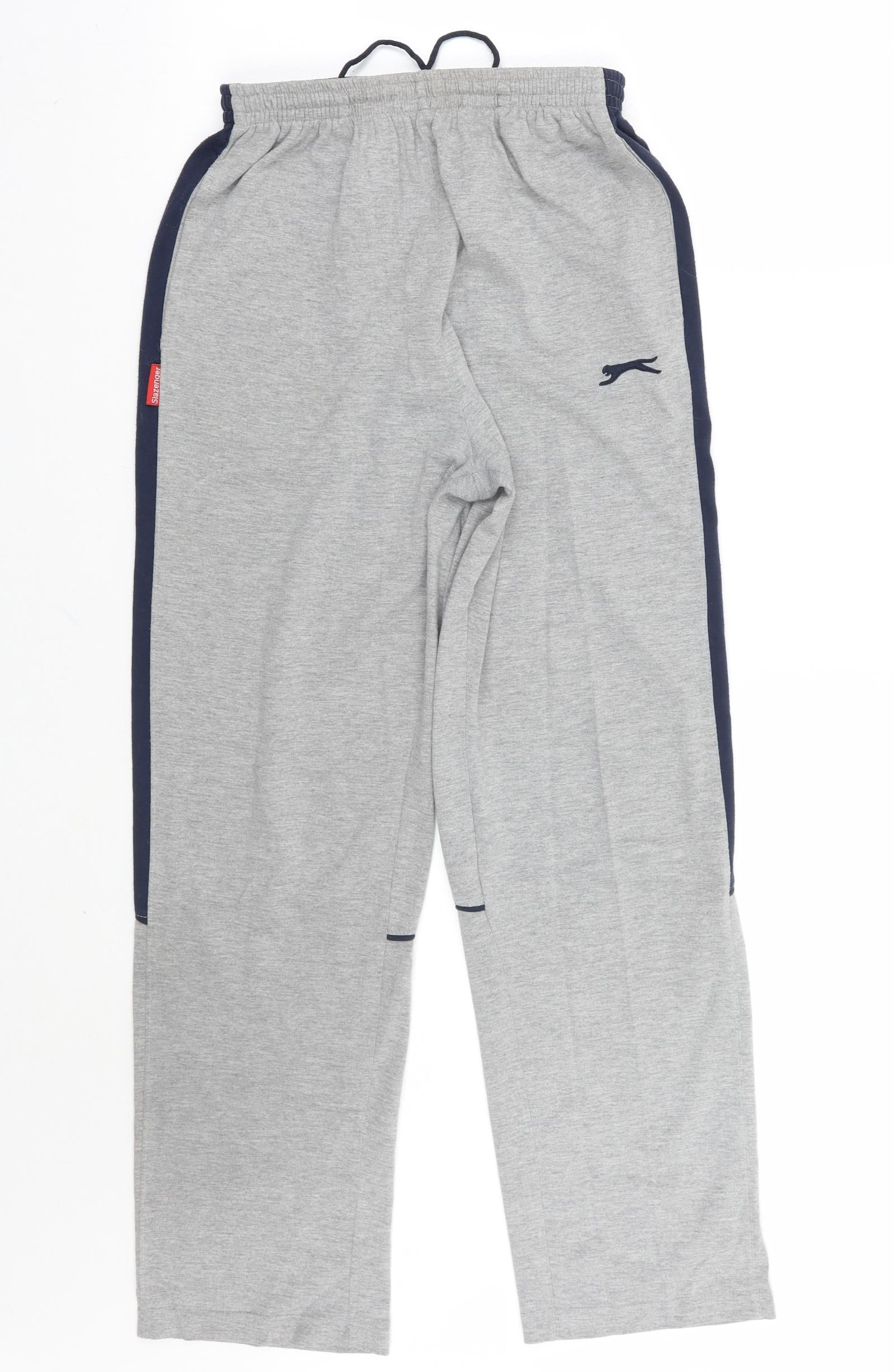 Slazenger Womens Sweatpants Trousers Size XS Grey W24 L27 - reverse view