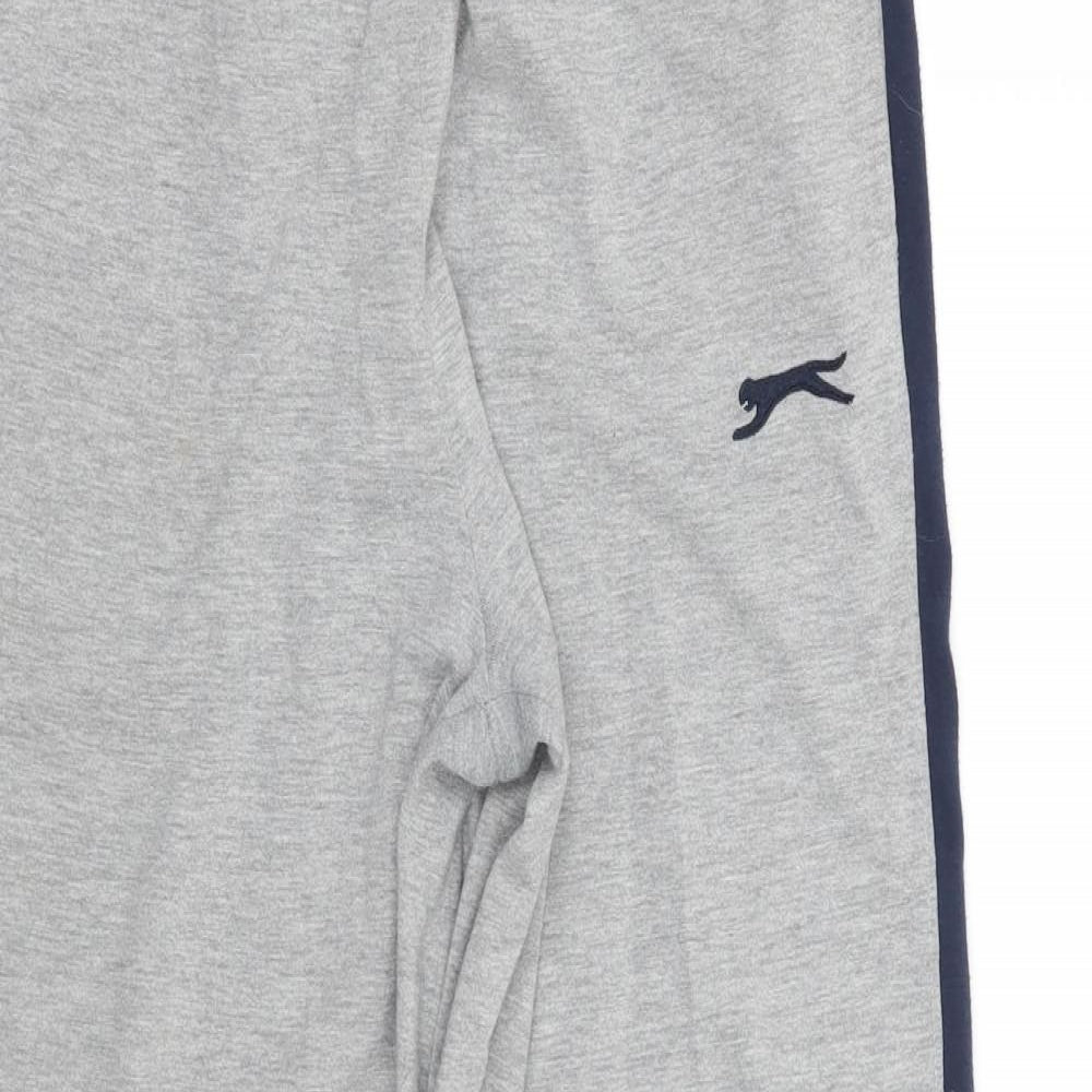 Slazenger Womens Sweatpants Trousers Size XS Grey W24 L27 - close detail