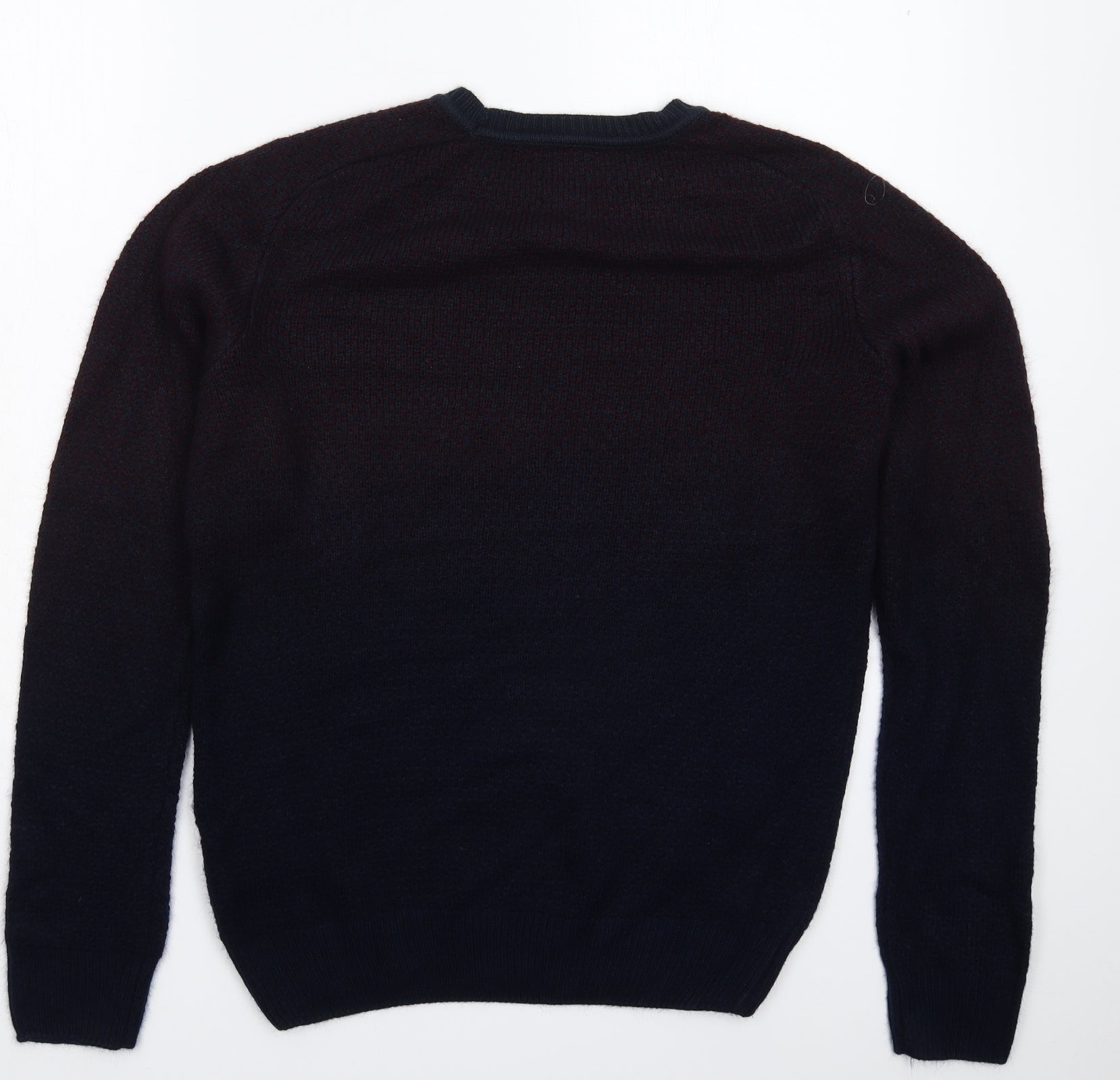 Mens Burton Size M Pullover Jumper Multicoloured Crew Neck Long Sleeve - label detail