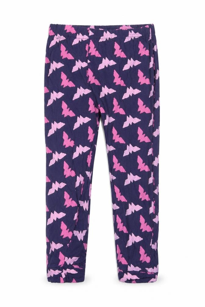 Wonder Woman Girls Cami Pyjama Pants Size 5-6 Years Blue - front view