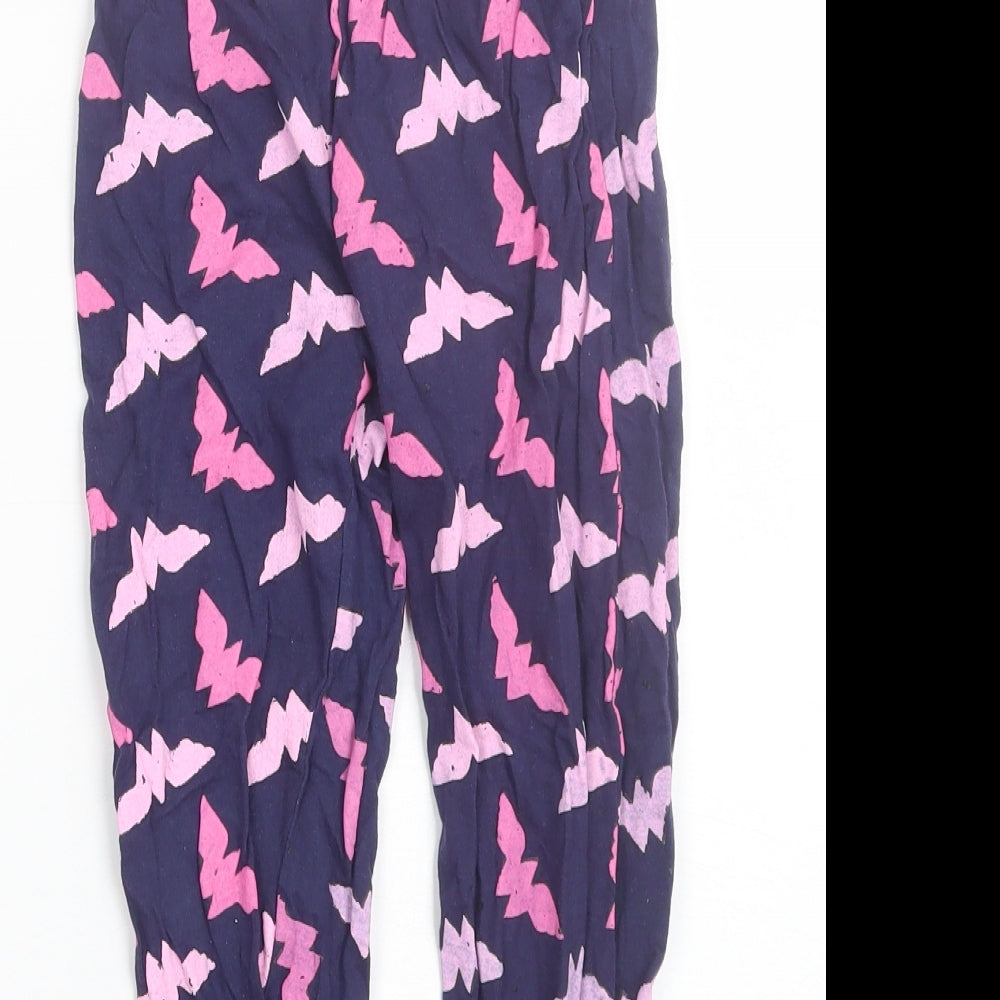 Wonder Woman Girls Cami Pyjama Pants Size 5-6 Years Blue - close detail
