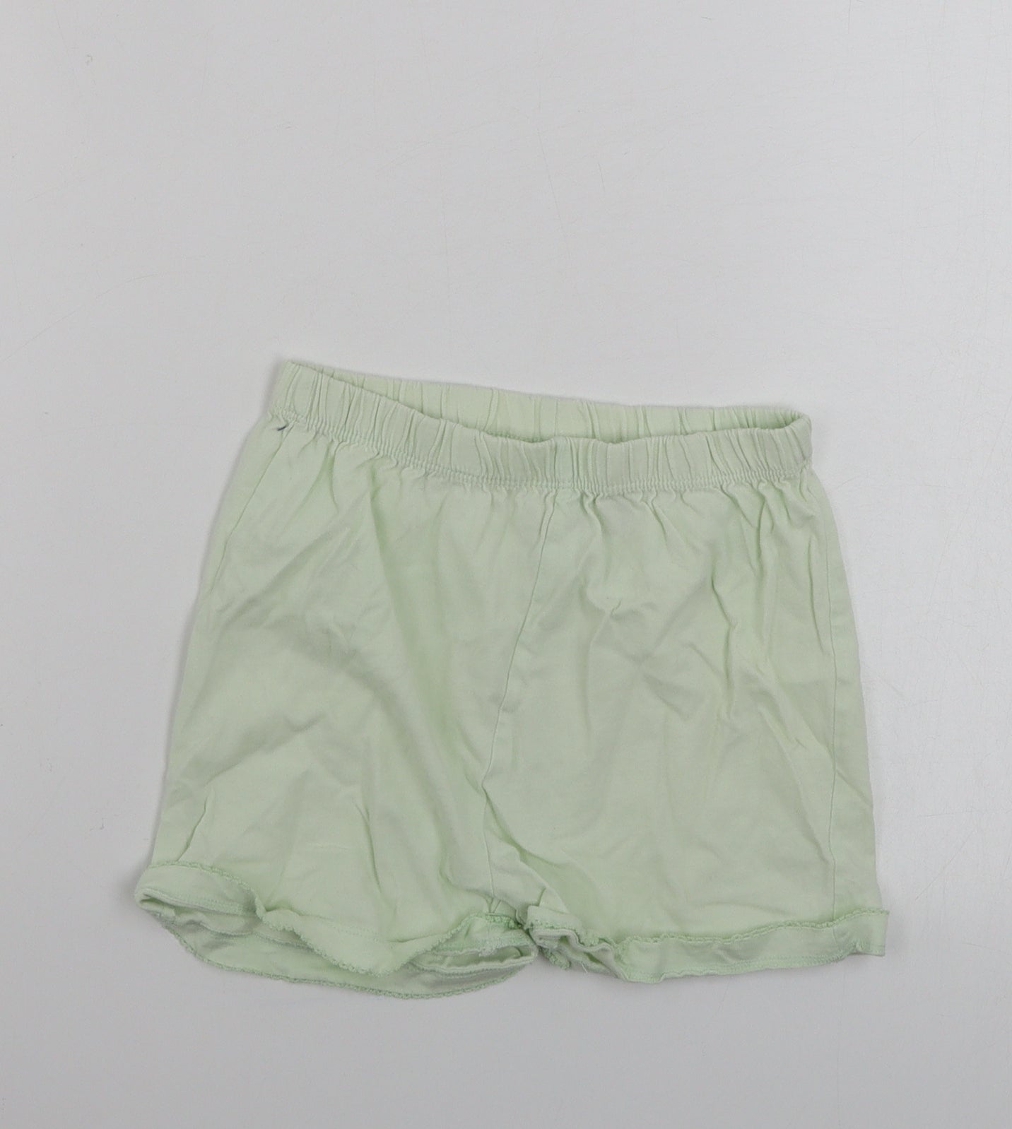 TU Girls Sweat Shorts Size 5-6 Years Green - reverse view
