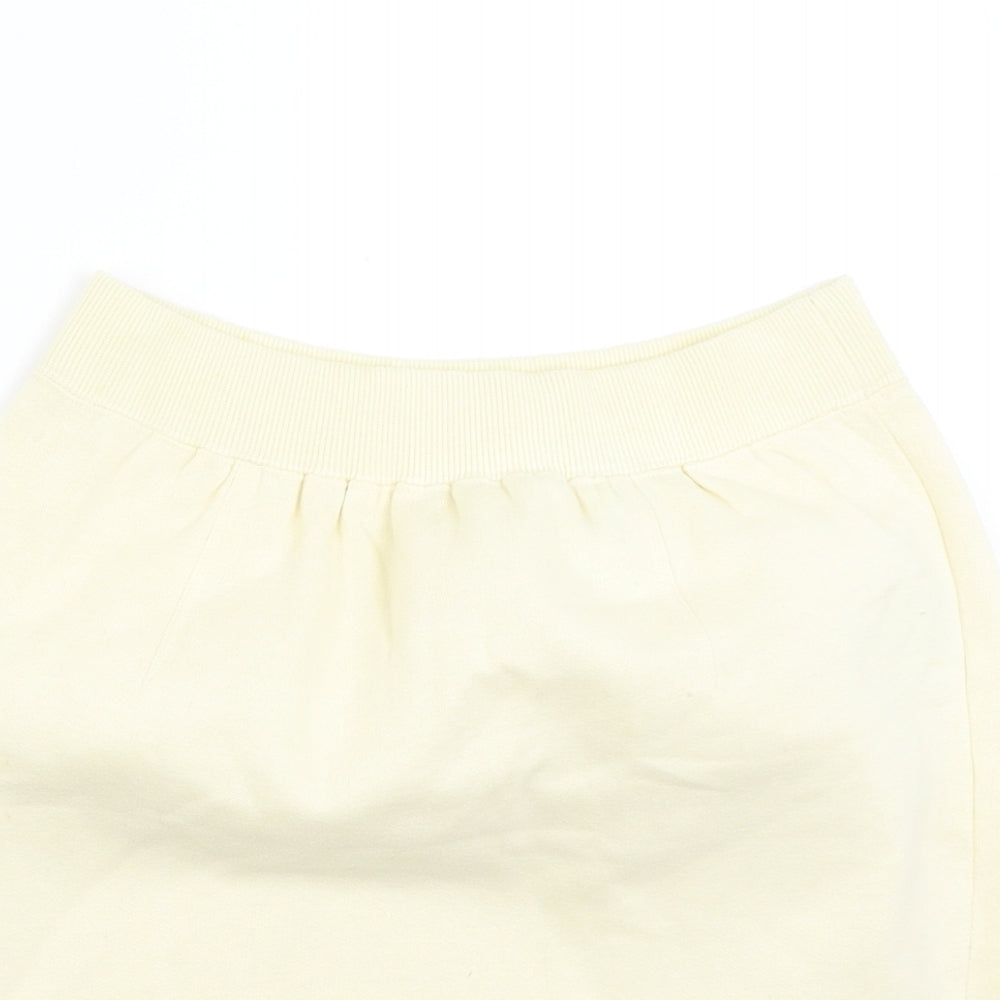 DASH Womens Mini Skirt Size S Ivory W26 - close detail