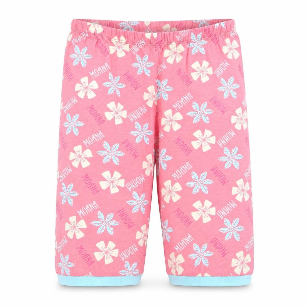 Character.Com Girls Pyjama Pants Size 12 Years Pink Floral Blue Yellow Flowers - front view