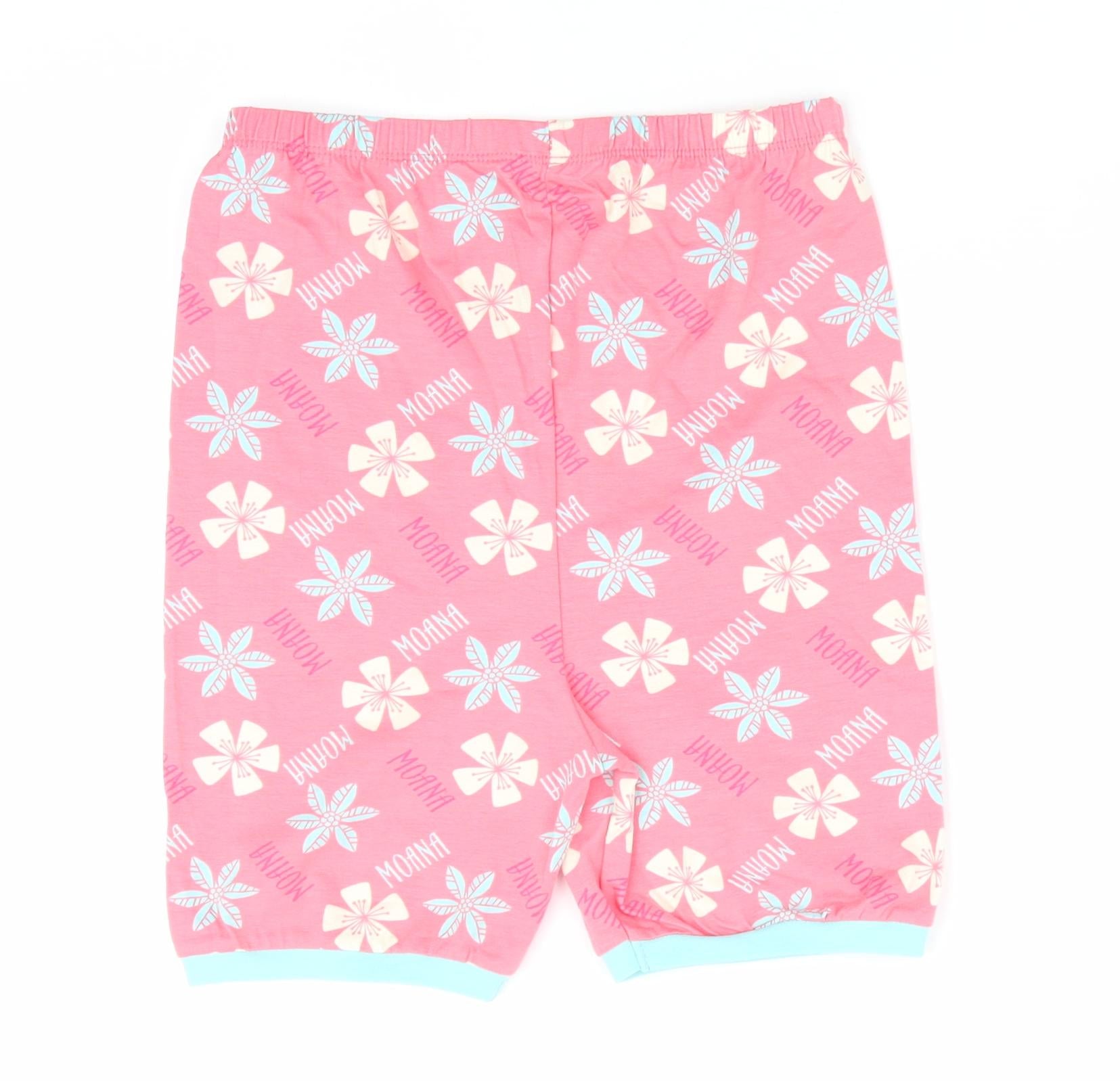 Character.Com Girls Pyjama Pants Size 12 Years Pink Floral Blue Yellow Flowers - label detail