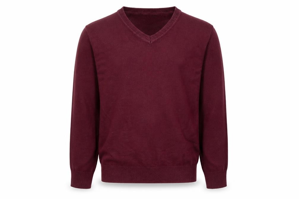 George Boys Pullover Jumper Size 7-8 Years Pink V-Neck Long Sleeve - front view