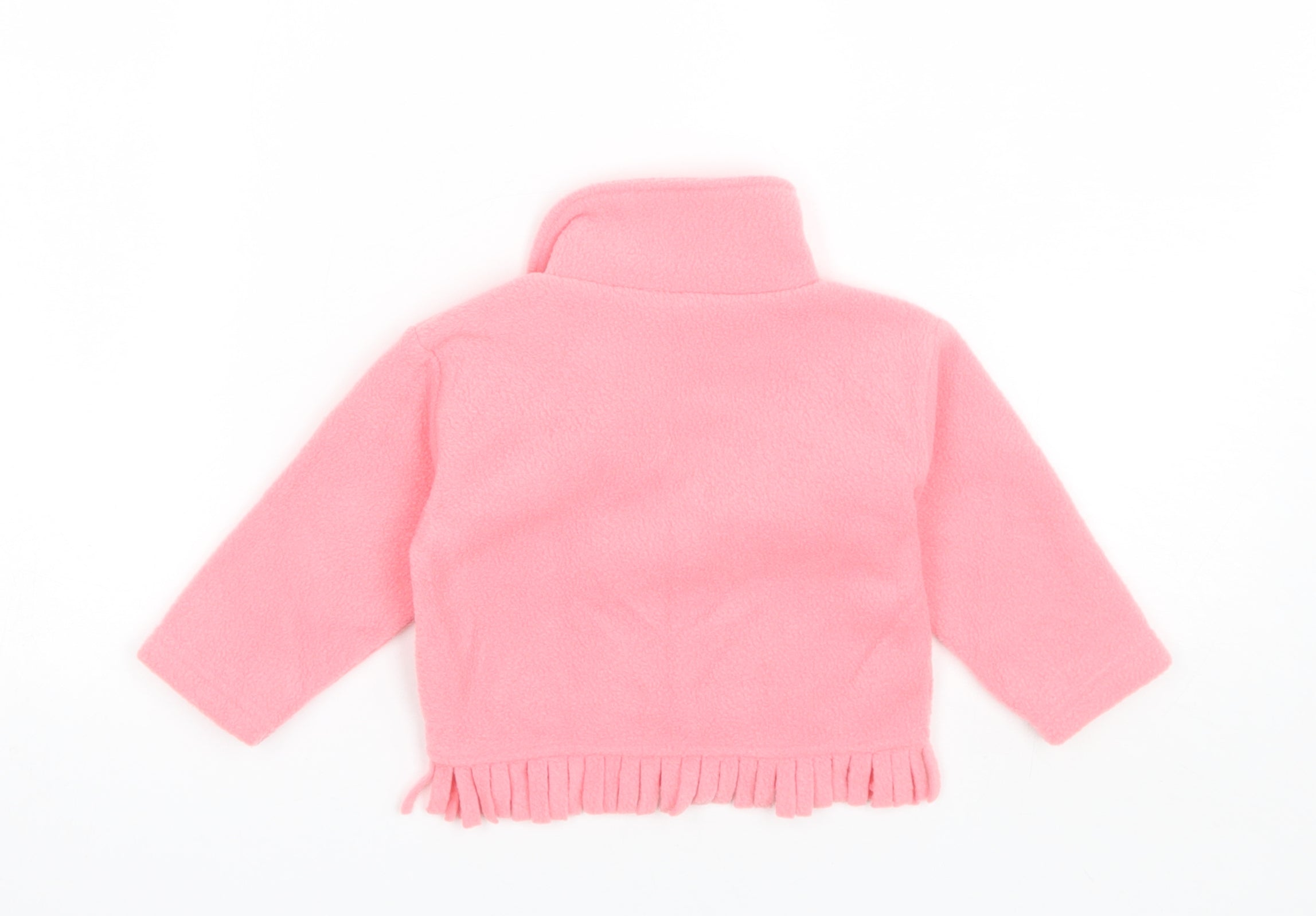 Mothercare Baby Cardigan Jumper Size 3-6 Months Pink Long Sleeve - label detail
