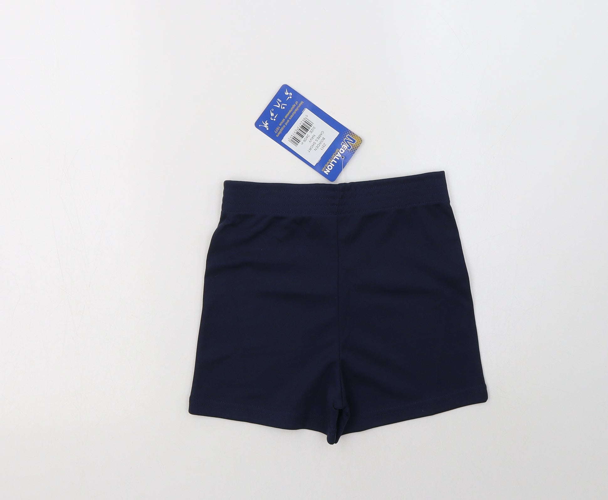 Medallion Womens Compression Shorts Size 6 Blue W24 L3 - label detail