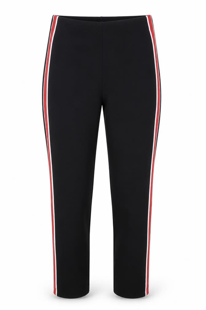 Zara Womens Capri Leggings Size XS Black W24 L26 - front view