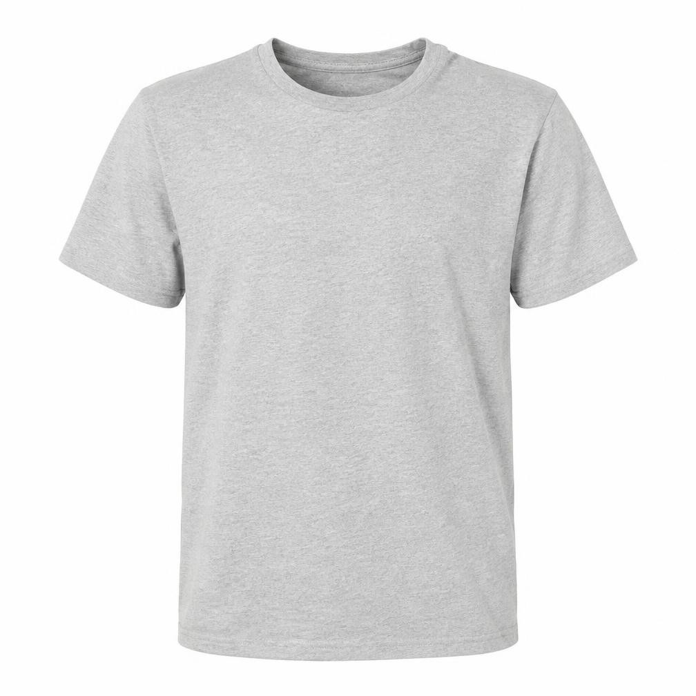 Primark Boys Basic T-Shirt Size S Grey Round Neck Short Sleeve - front view