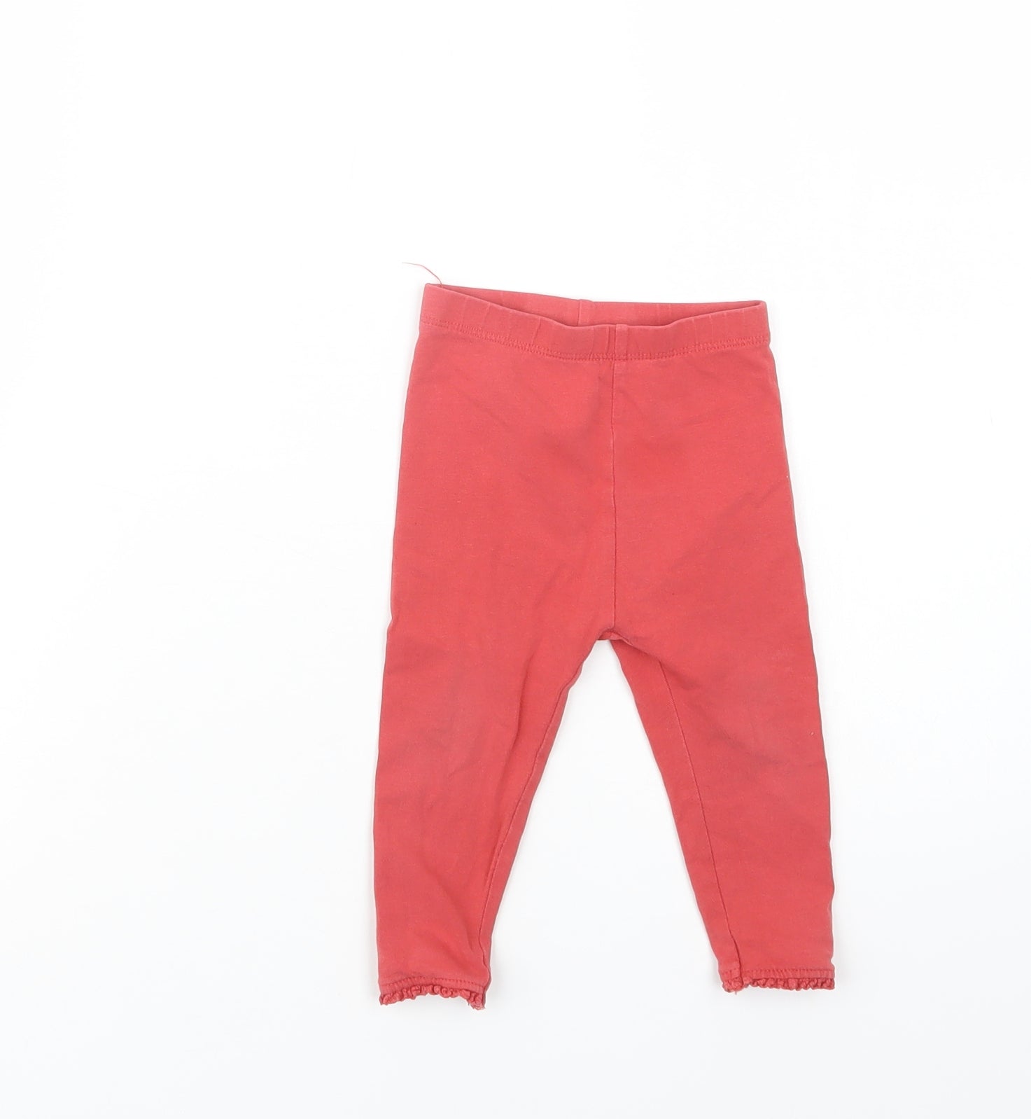 Mothercare Baby Jogger Leggings Size 9-12 Months Red - reverse view