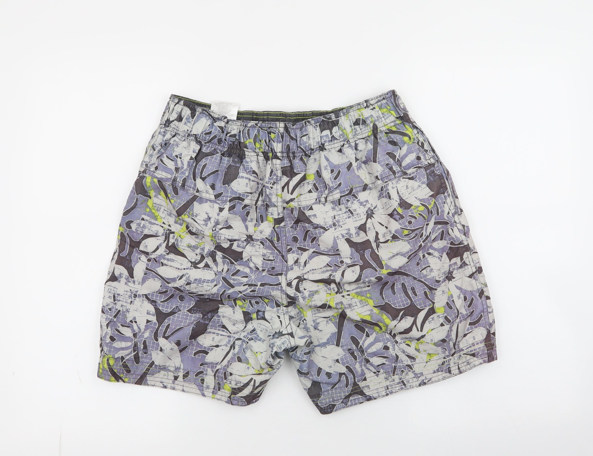 Defecto Surf Mens Athletic Shorts Size M Blue Floral board shorts W28 - label detail