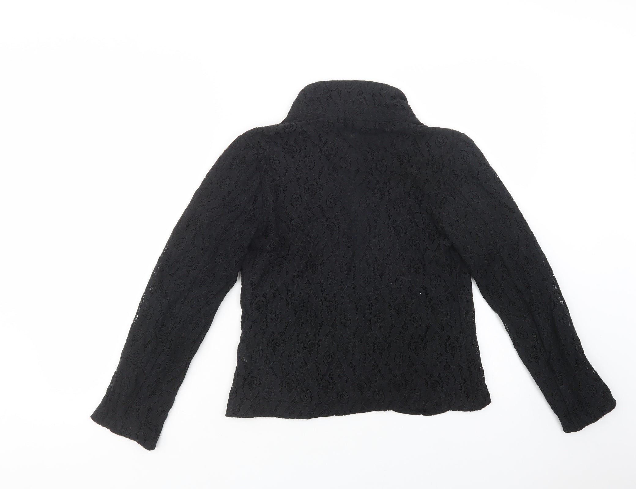 Atmosphere Womens Jacket Blazer Size 10 Black Short Open - label detail