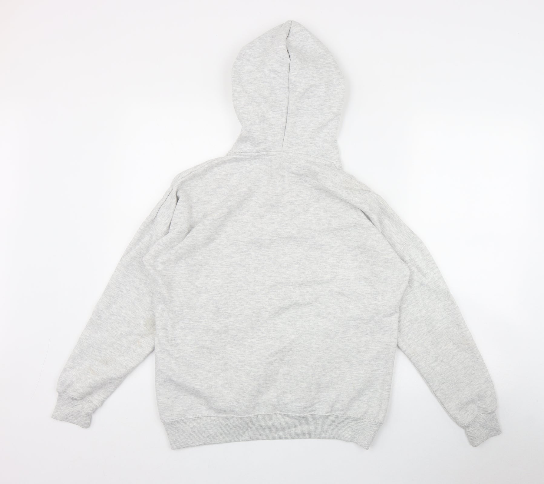 Womens New Look Size S Pullover Hoodie Grey Long Sleeve - label detail