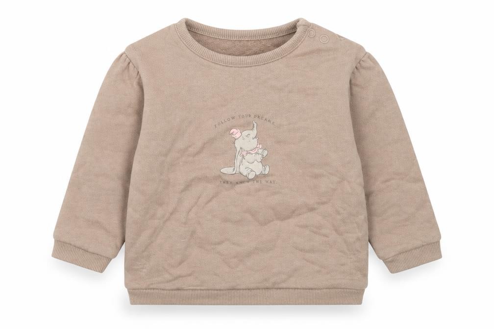 George Girls Pullover Jumper Size 9-12 Months Brown Long Sleeve - front view
