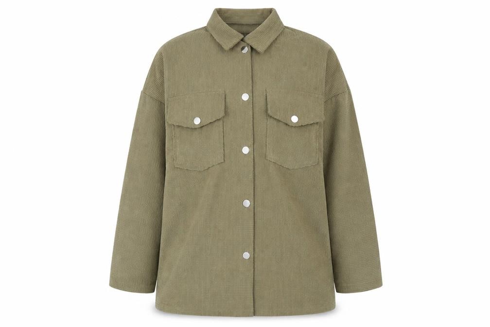 Womens SheIn Size M Jacket Green Short - front view