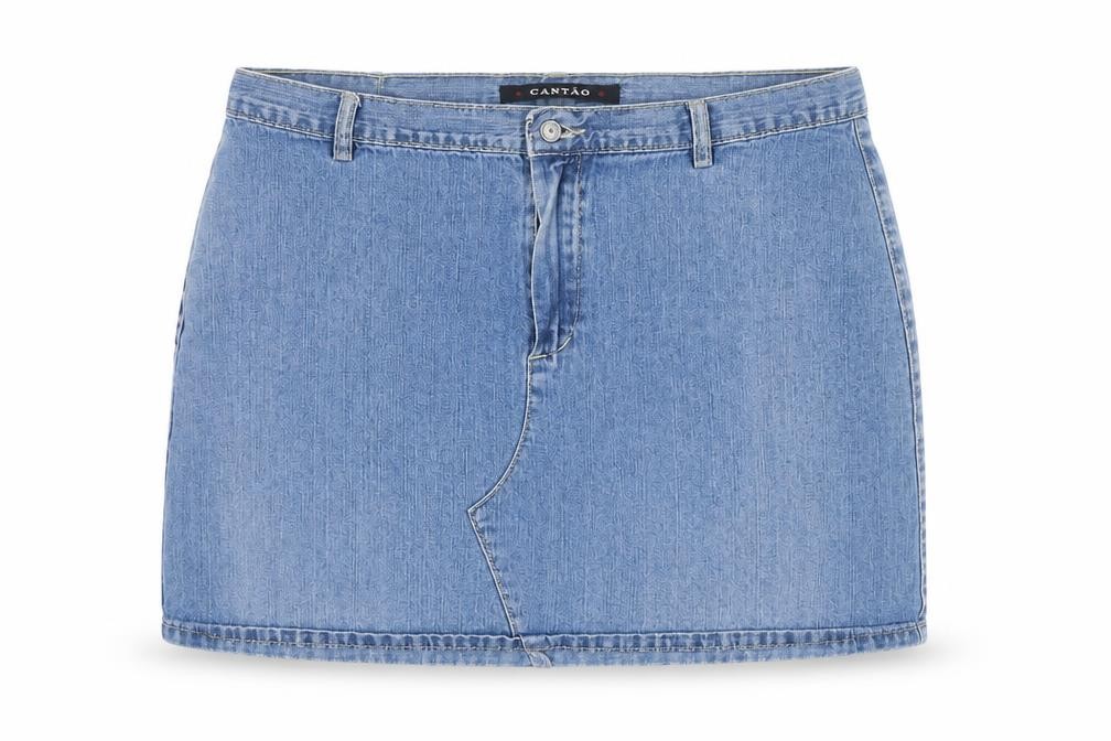 Womens Cantao Size 30 in UK '' Mini Skirt Blue Pockets W30 - front view