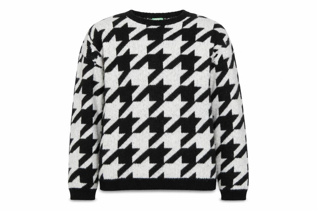 United Colors of Benetton Girls Pullover Jumper Size 13-14 Years UK '' White - front view
