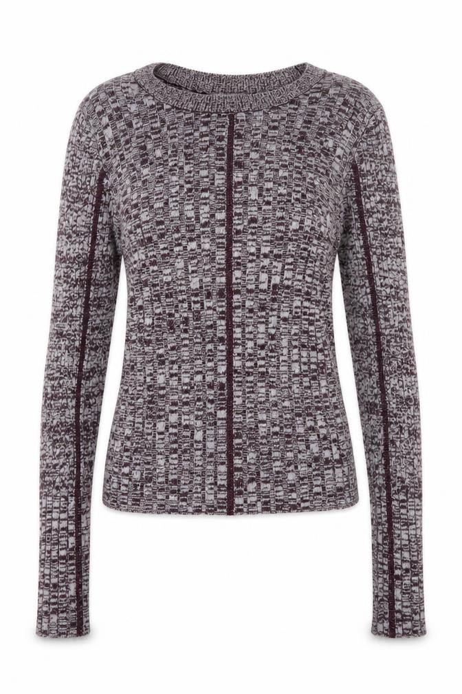 Topshop Womens Pullover Jumper Size S UK '' Purple Round Neck Long Sleeve - front view