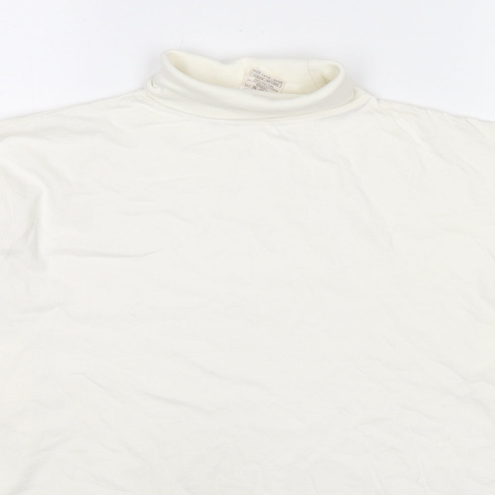 Union River Womens Pullover Sweatshirt Size 14 UK '' White Size 14-16 - close detail