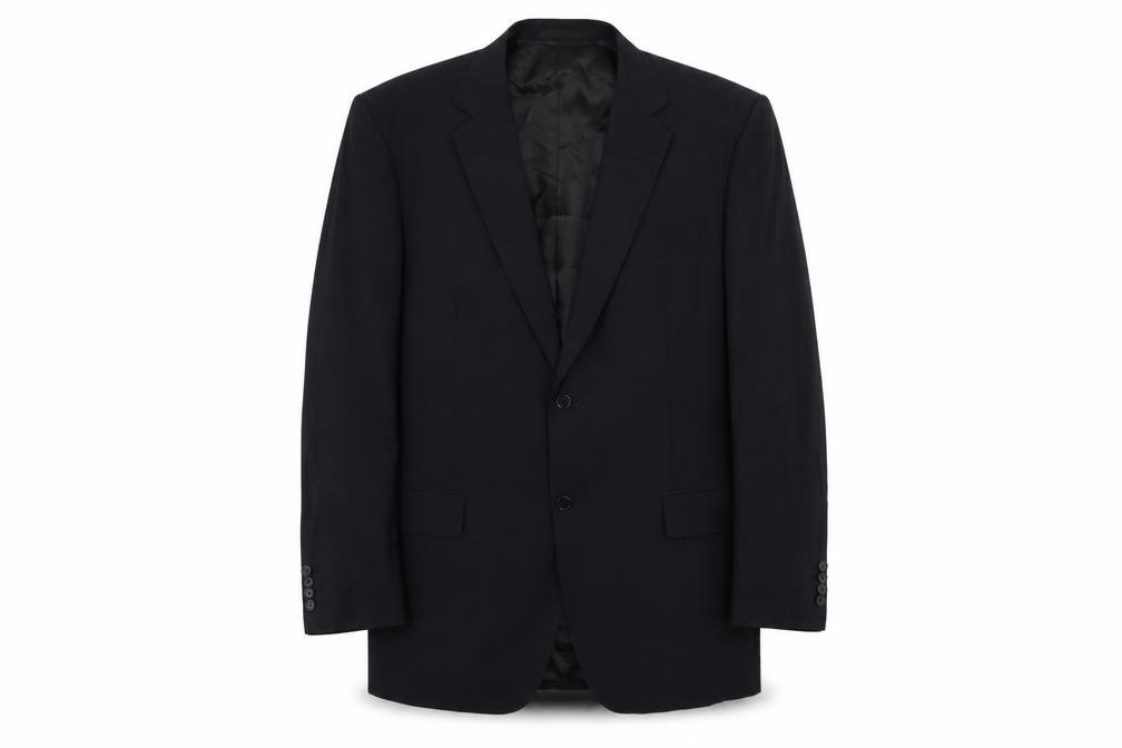 TED LAPIDUS Mens Jacket Suit Jacket Size 50 UK '' Blue Long - front view