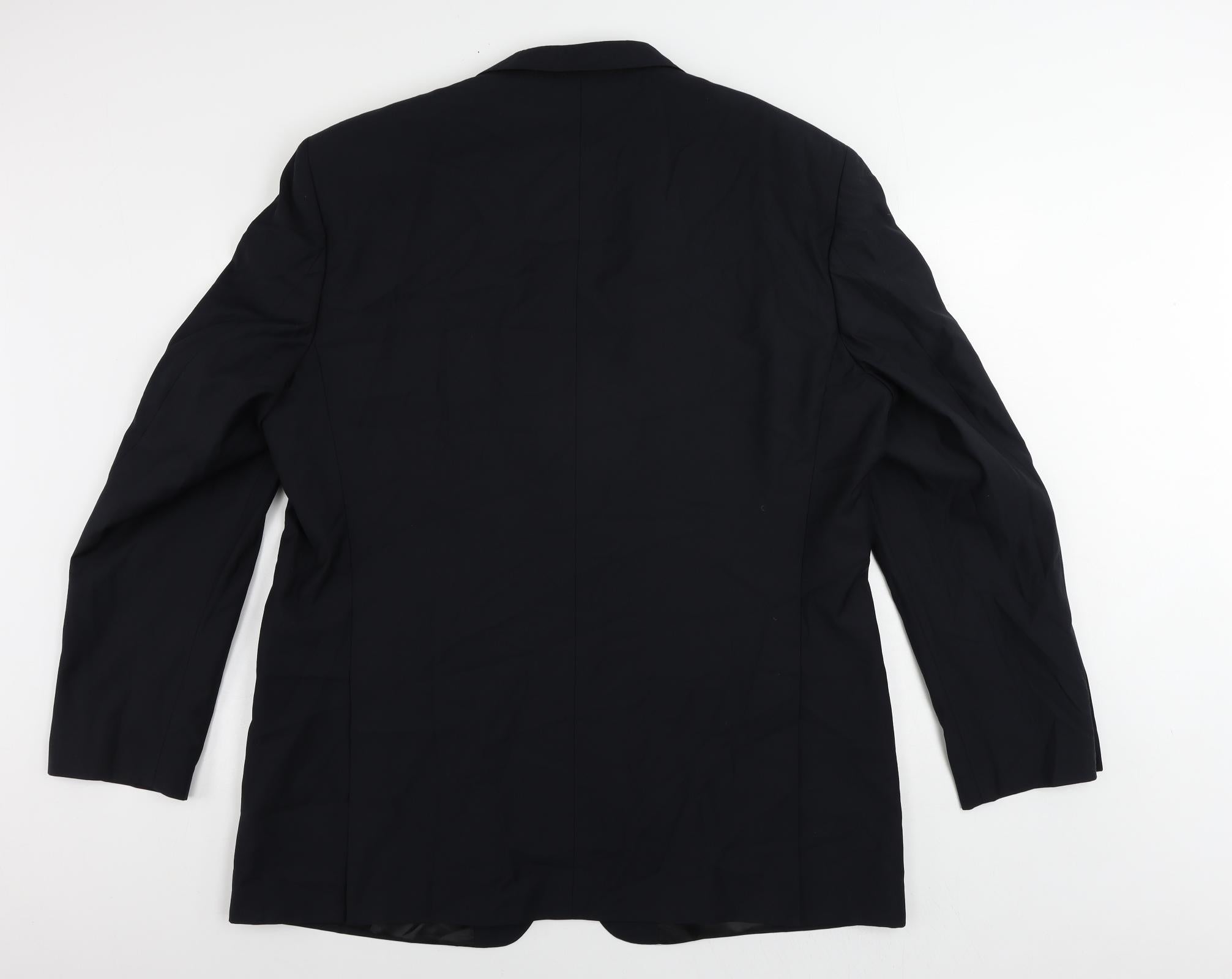 TED LAPIDUS Mens Jacket Suit Jacket Size 50 UK '' Blue Long - label detail