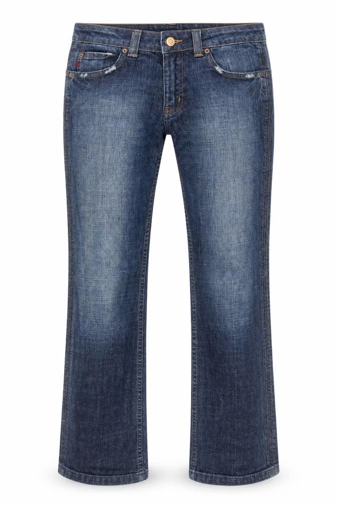 Seven7 Mens Straight Jeans Size 30 Blue Stretch Button W30 - front view